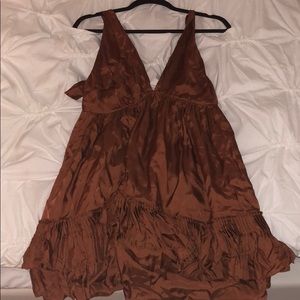 COPY - Elizabeth&James silk deep V dress. Worn 2x!